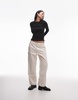 ARKET supersoft slim fit long sleeve top in black
