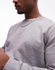 ARKET minimal jersey sweatshirt with crew neck in gray
