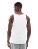 ASOS DESIGN 2 pack tank top in black and white
