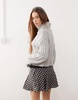 Reclaimed Vintage cable sweater in gray