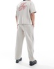 Bershka pull-on pants in gray - part of a set