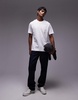 ARKET jersey t-shirt in white