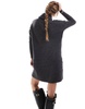ONLY turtle neck knit sweater dress in gray