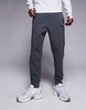 BOSS Green Hadiko Tape cuffed sweatpants regular fit in dark gray
