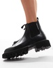 AllSaints Ada leather chelsea boots in black
