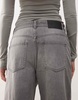 Reclaimed Vintage low rise baggy jeans in washed charcoal