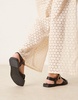 ASOS DESIGN Mirage slim fisherman shoe in black