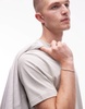 ARKET jersey t-shirt in off white