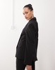 Weekday Edgar fitted blazer in black