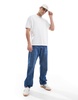 ASOS DESIGN essential oversized T-shirt in white heather
