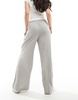 ASOS DESIGN wide leg pants in gray