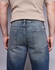 ASOS DESIGN wide flare jeans with tint in mid wash blue