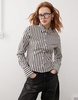 COLLUSION stripe fitted shirt