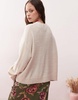 Reclaimed vintage Boxy Cardigan in cream