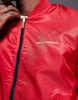 Armani Exchange reversible lunar capsule snake bomber jacket in black and red