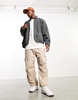 Nike Club+ full zip fleece in charcoal gray