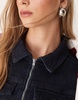 ASOS DESIGN denim long sleeve jumpsuit in indigo