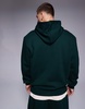 ASOS DESIGN premium heavyweight oversized hoodie in forest green