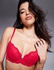 Ann Summers Sexy Lace padded plunge bra in red