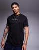 Armani Exchange chest logo t-shirt in black