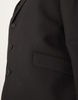 ASOS DESIGN boxy cropped suit jacket in black texture
