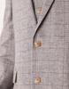 ASOS DESIGN new skinny linen mix suit jacket in gray prince of wales plaid