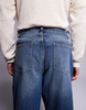 ASOS DESIGN balloon fit jeans with vintage tint in mid dark wash blue