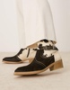 ASOS DESIGN Premium chelsea boots in cow hair with cuban heels