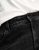 ASOS DESIGN Curve wide leg dad jeans in washed black