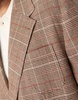 ASOS DESIGN slouchy oversized blazer in brown plaid