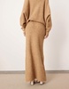 ASOS EDITION knit maxi skirt in biscuit - part of a set