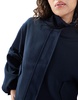 ASOS DESIGN tailored bomber jacket in navy