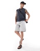 Bershka worker tank in black