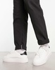 ASOS DESIGN chunky lace-up sneakers in white