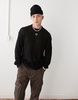 AAPE By A Bathing Ape printed back logo sweater in black