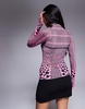AFRM zadie mock neck long sleeve top in pink petal