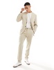 Jack & Jones slim fit suit jacket in beige