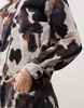 Reclaimed Vintage cow print zip up jacket - part of a set