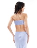 Bershka striped hankerchief top in blue stripe - part of a set