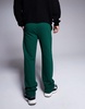 ASOS DESIGN premium heavyweight straight leg sweatpants 400gsm dark green