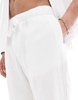 Bershka textured shorts in white - part of a set