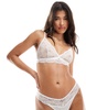 Ann Summers Sexy Lace non padded bralet in white