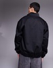ASOS DESIGN oversized track jacket in black