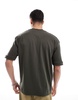 Brave Soul short sleeve premium T-shirt 300 gsm in khaki