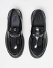 ASOS DESIGN chunky loafers in black with snaffle