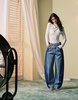 ASOS DESIGN high waisted barrel leg jeans in tonal wash