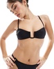 Brave Soul bikini top in black