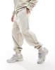 ASOS DESIGN premium heavyweight oversized sweatpants 400gsm in beige