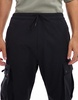 Bershka tech cargo pants in black