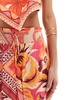 River Island palazzo pants in orange scarf print - part of a set